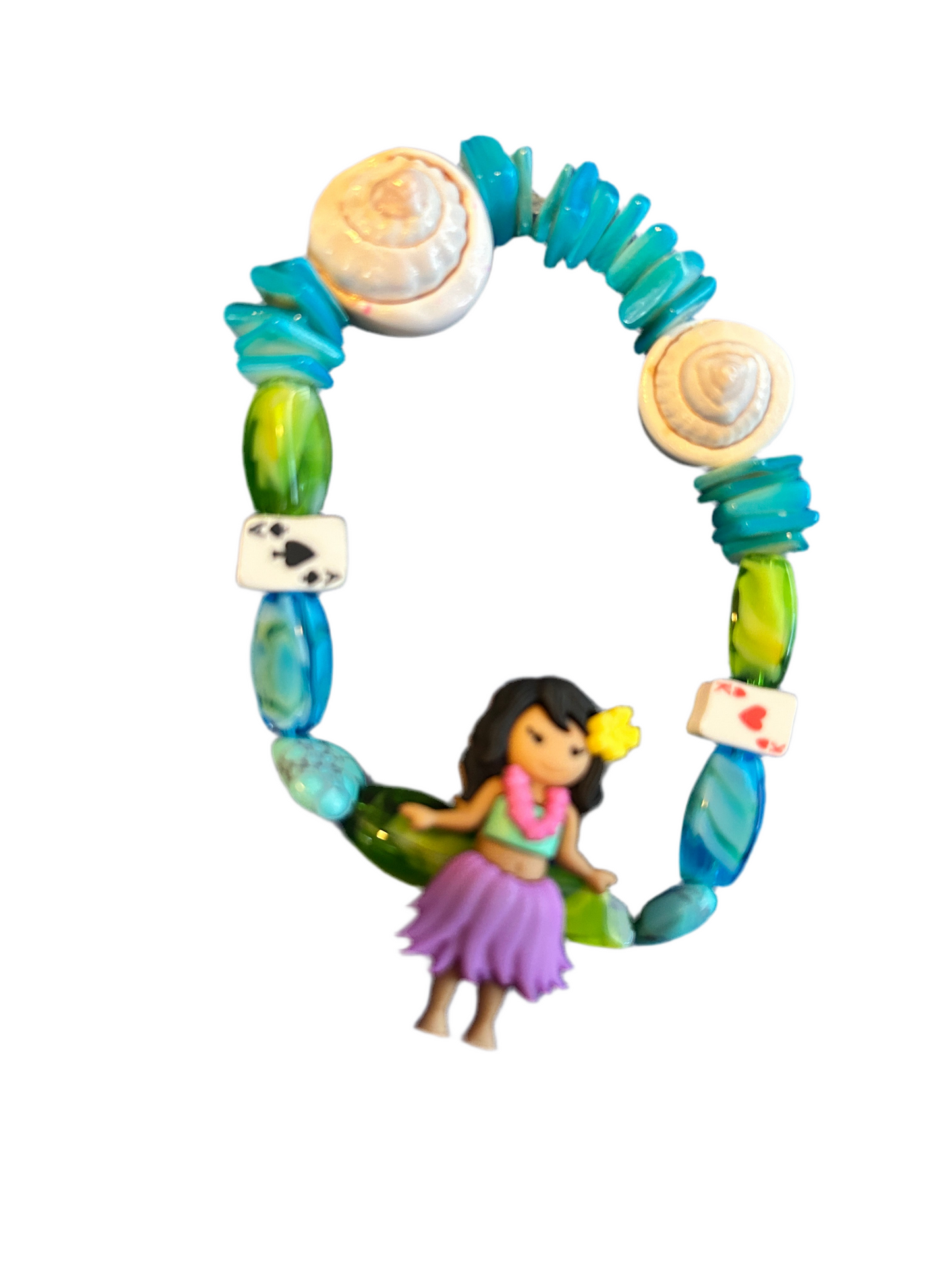 Hula girl anklet